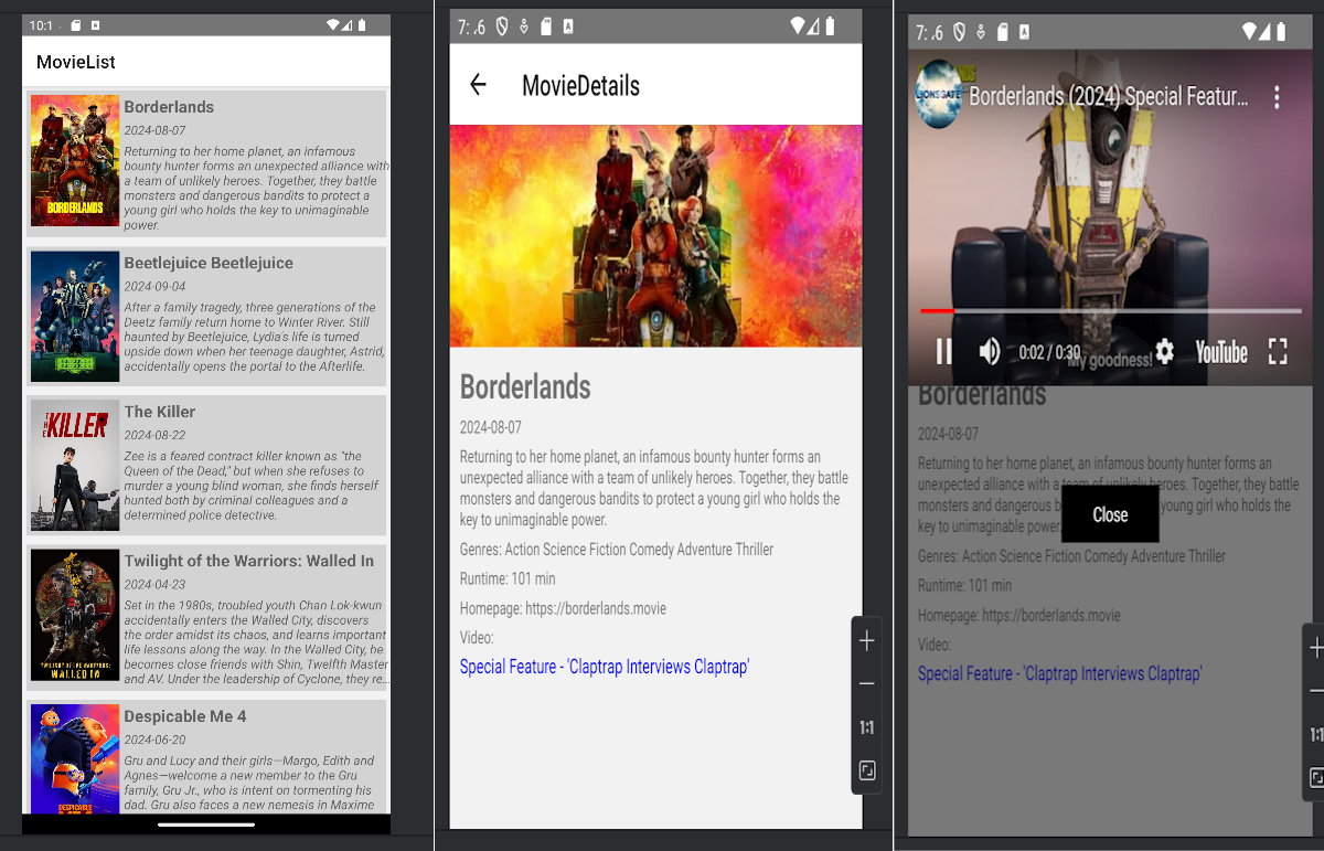 MoviesApp preview